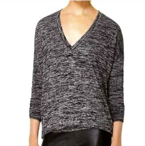 Aritzia Wilfred Free Sweater Devinette Marled Long Sleeve